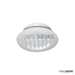 Builder's Best RDV 4 in. Round Soffit Vent, White - 1001RDV4S01