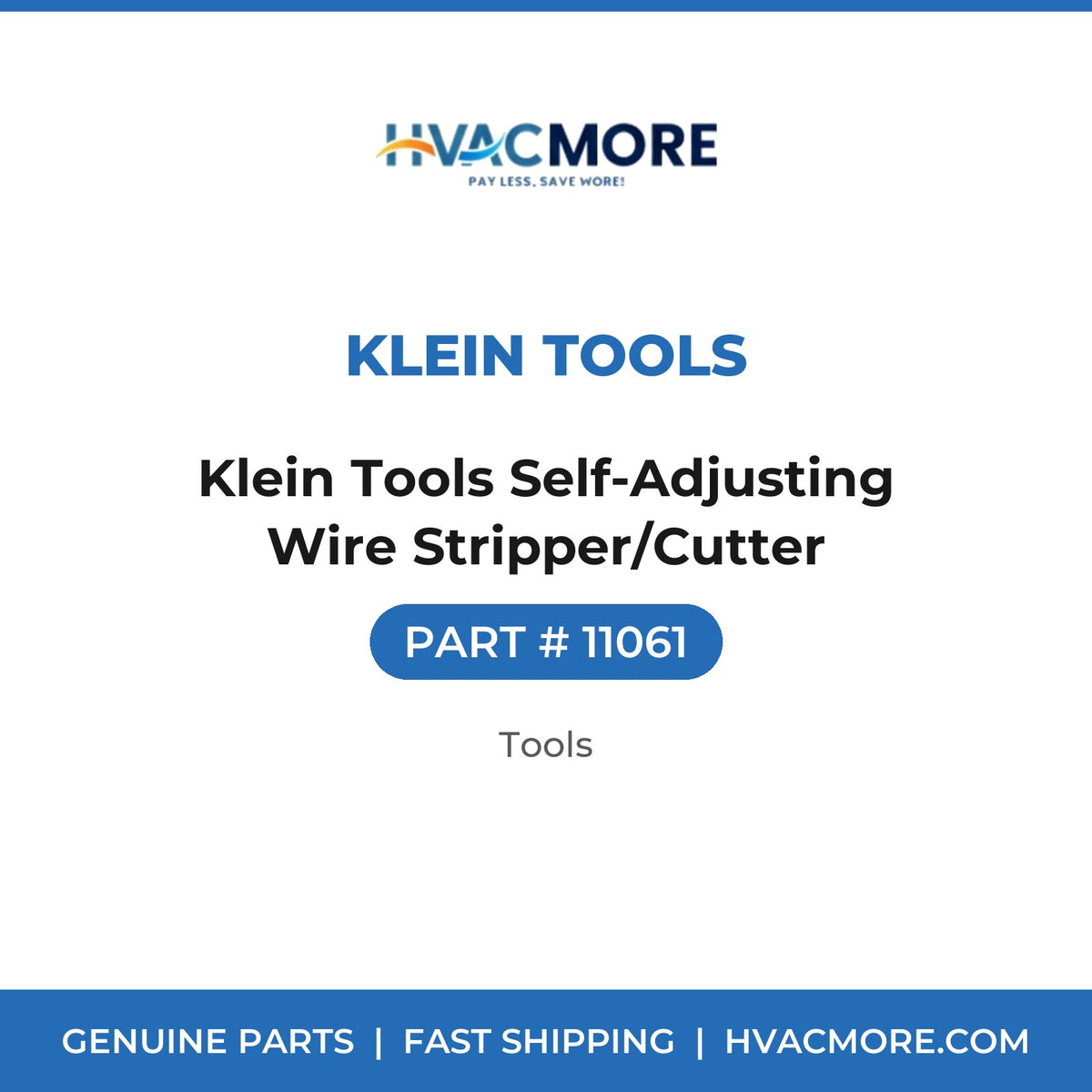 Klein Tools Self-Adjusting Wire Stripper/Cutter - 11061