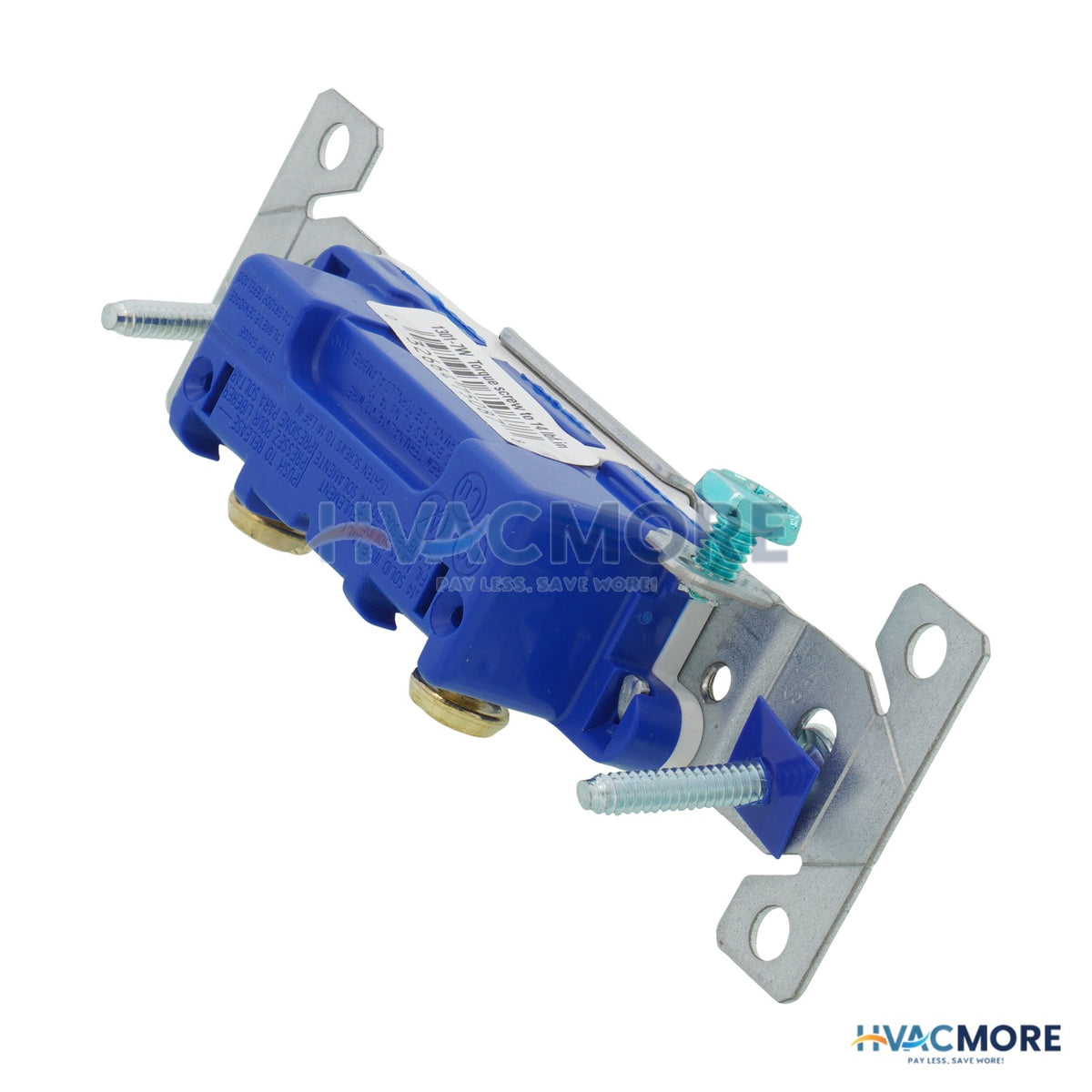 Eaton Single-Pole Toggle Switch, 15A 120V, White - 1301-7W