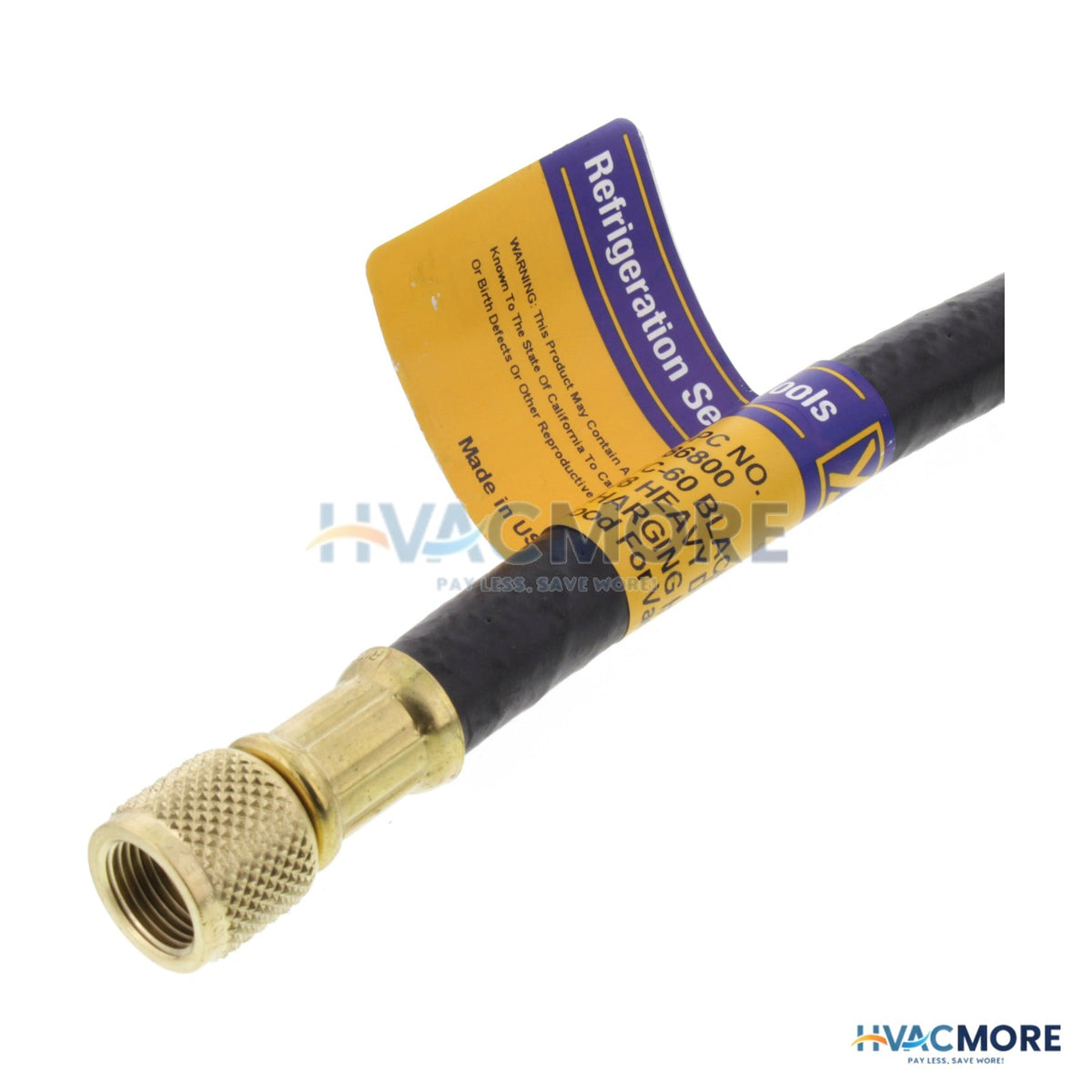 Yellow Jacket PLUS II 3/8 in. Heavy Duty Charging/Vacuum Hose, 60 in. - 15660