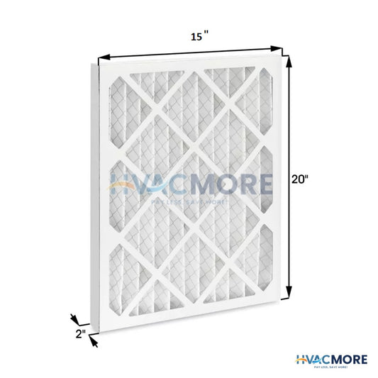 15 x 20 x 2 in. Pleated Air Filter, MERV 8 - 15X20X2