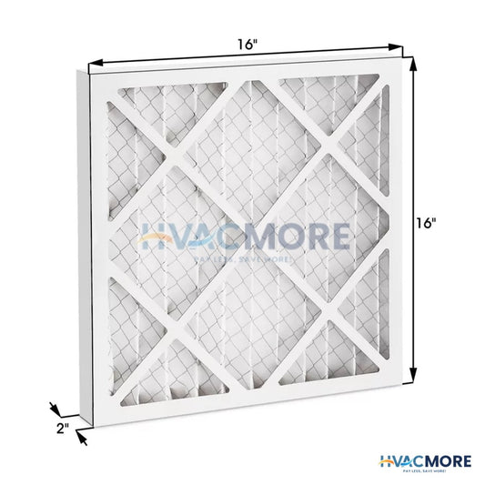 16 x 16 x 2 in. Pleated Air Filter, MERV 8 - 16X16X2