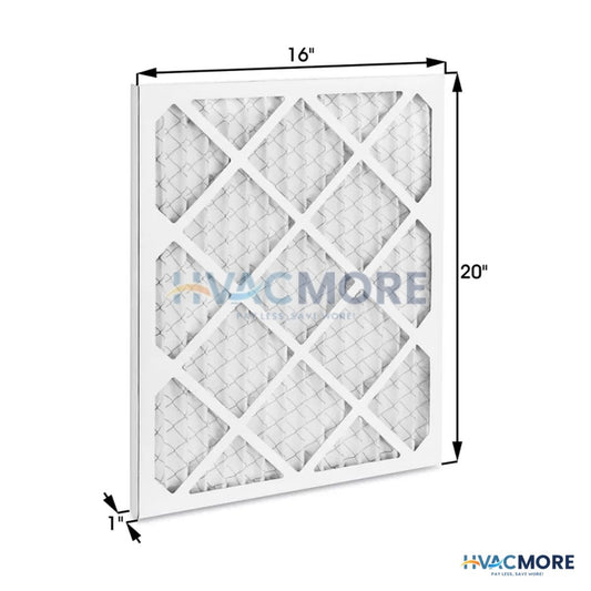 16 x 20 x 1 in. Pleated Air Filter, MERV 8 - 16X20X1