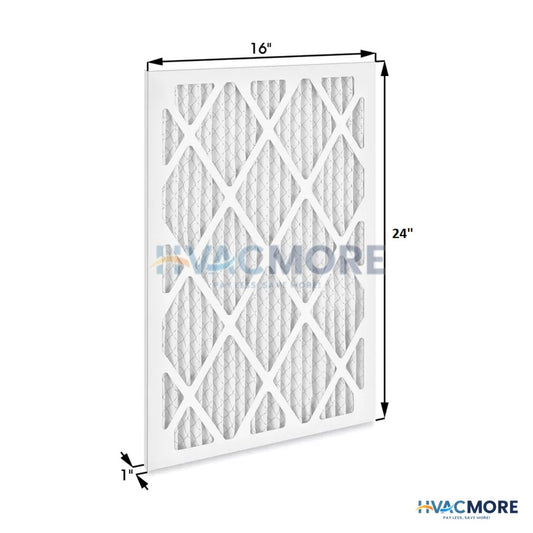 16 x 24 x 1 in. Pleated Air Filter, MERV 8 - 16X24X1