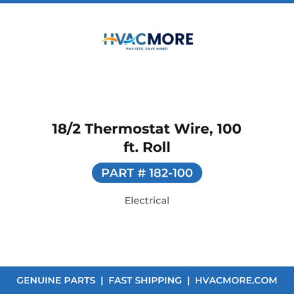 18/2 Thermostat Wire, 100 ft. Roll - 182-100