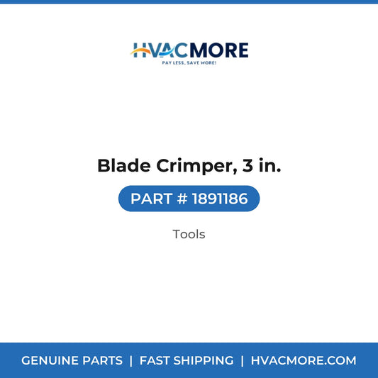 Blade Crimper, 3 in. - 1891186