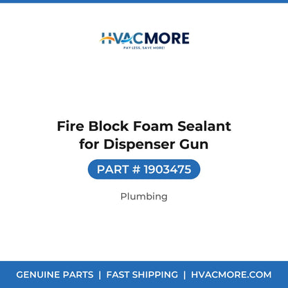 Fire Block Foam Sealant for Dispenser Gun - 1903475