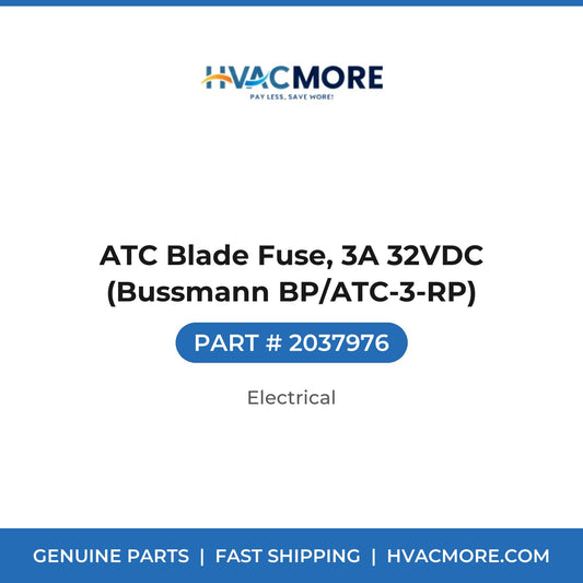ATC Blade Fuse, 3A 32VDC (Bussmann BP/ATC-3-RP) - 2037976