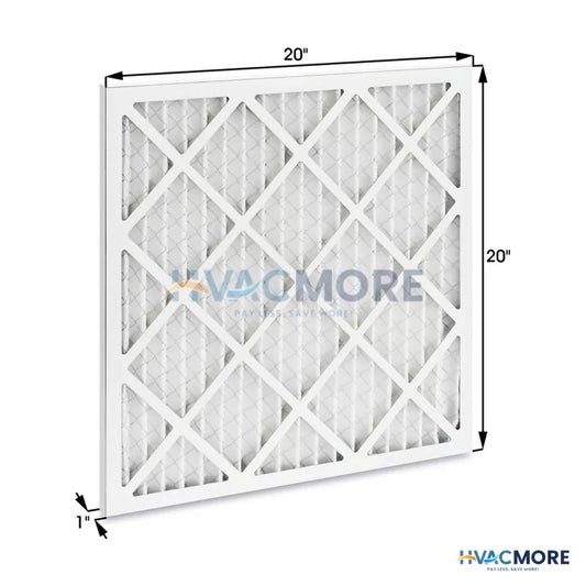 20 x 20 x 1 in. Pleated Air Filter, MERV 8 - 20X20X1