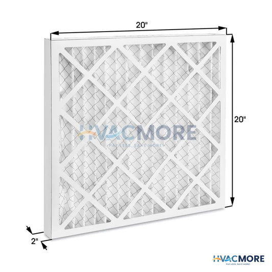 20 x 20 x 2 in. Pleated Air Filter, MERV 8 - 20X20X2