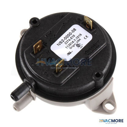 Robertshaw Universal Adjustable SPDT Air Pressure Switch, 0.10-10.0 in. WC - 2374-510