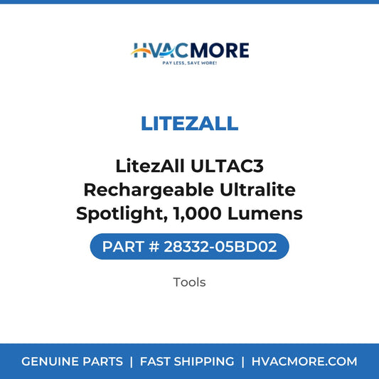 LitezAll ULTAC3 Rechargeable Ultralite Spotlight, 1,000 Lumens - 28332-05BD02