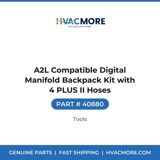 A2L Compatible Digital Manifold Backpack Kit with 4 PLUS II Hoses - 40880