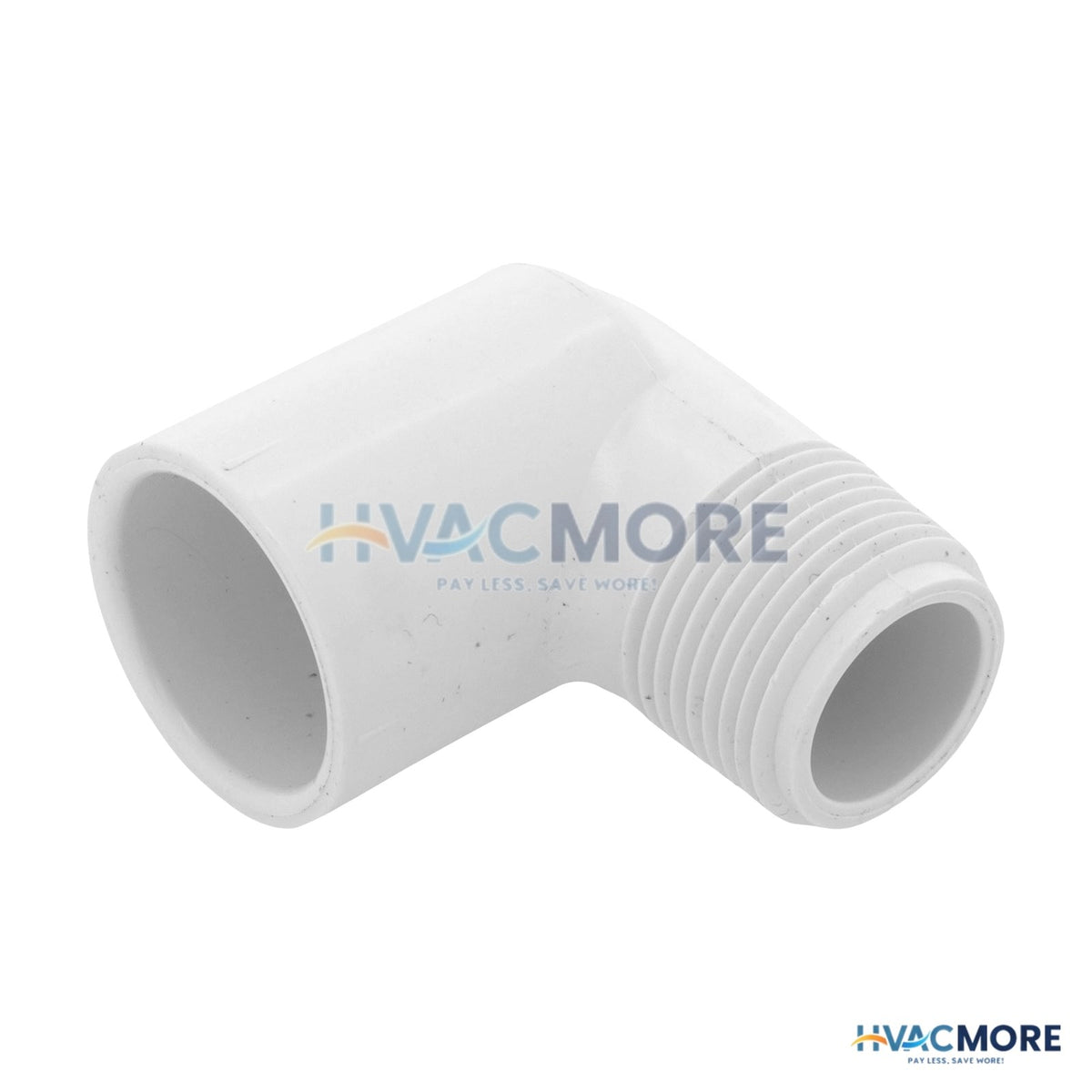 3/4 in. PVC Schedule 40 90 Degree Street Elbow, MIPT x Socket - 410-007