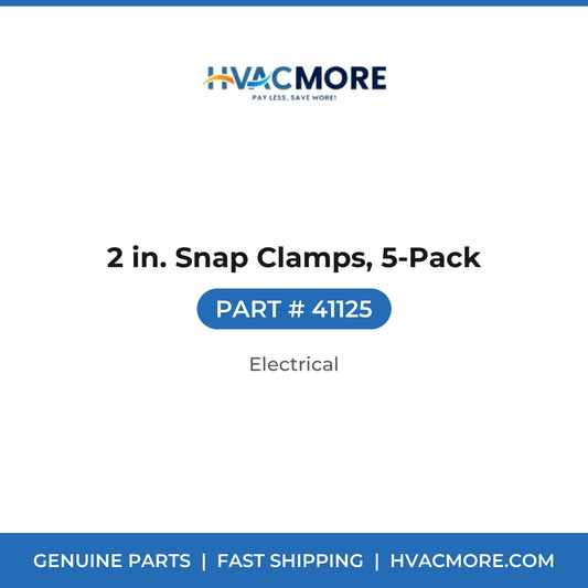 2 in. Snap Clamps, 5-Pack - 41125