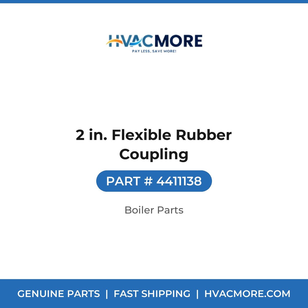 2 in. Flexible Rubber Coupling - 4411138