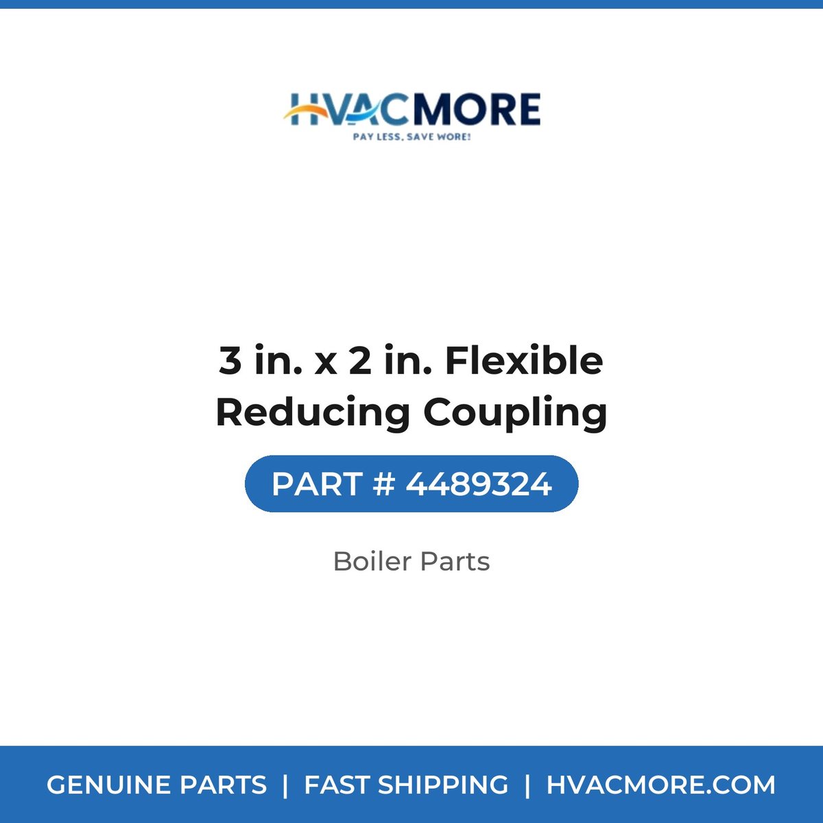 3 in. x 2 in. Flexible Reducing Coupling - 4489324