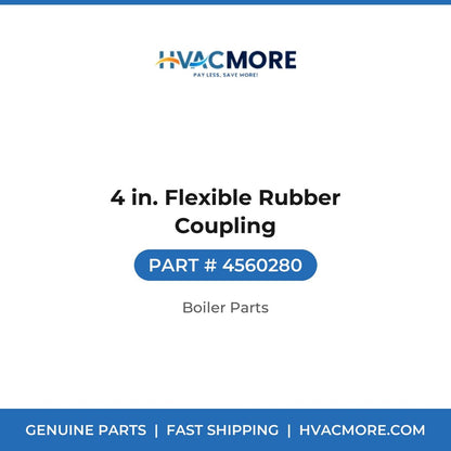 4 in. Flexible Rubber Coupling - 4560280