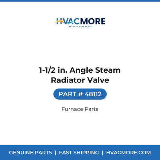 1-1/2 in. Angle Steam Radiator Valve - 48112