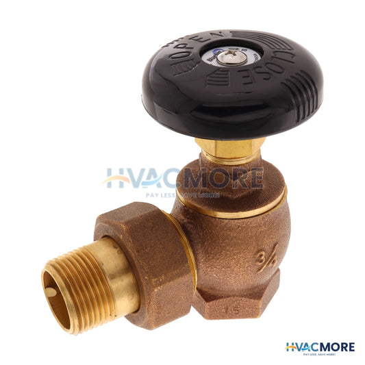 3/4 in. Angle Steam Radiator Valve - 48342