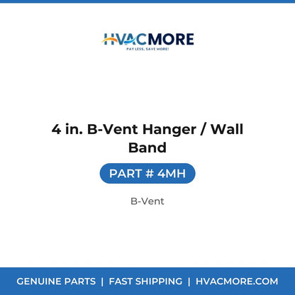 4 in. B-Vent Hanger / Wall Band - 4MH