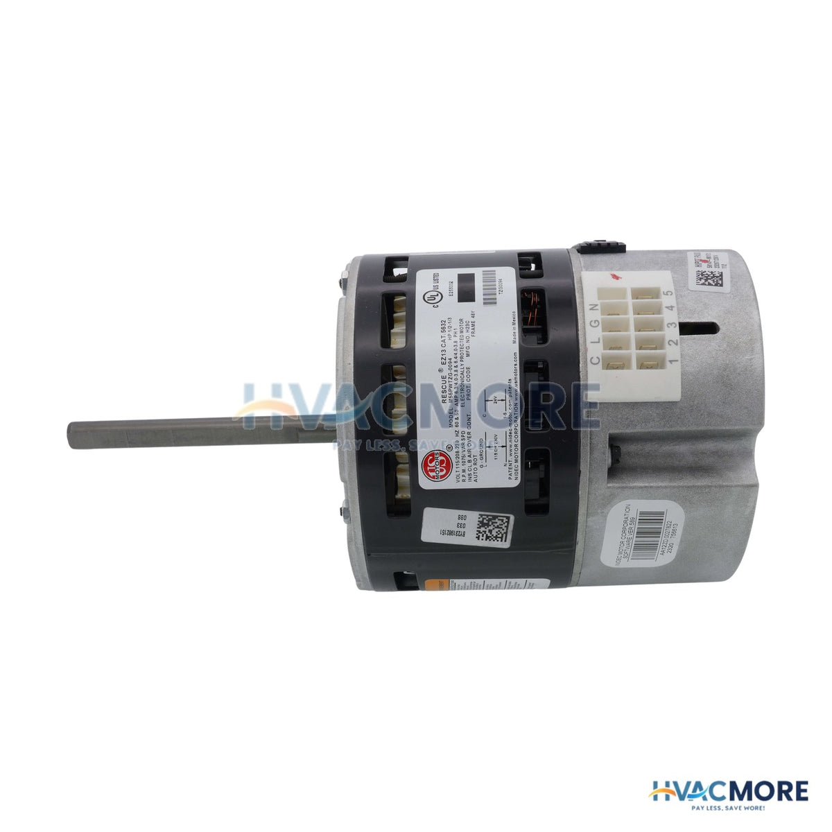 US Motors RESCUE EZ13 ECM Blower Motor, 1/2-1/3 HP, 115/208-230V - 5632