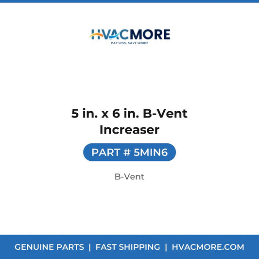 5 in. x 6 in. B-Vent Increaser - 5MIN6