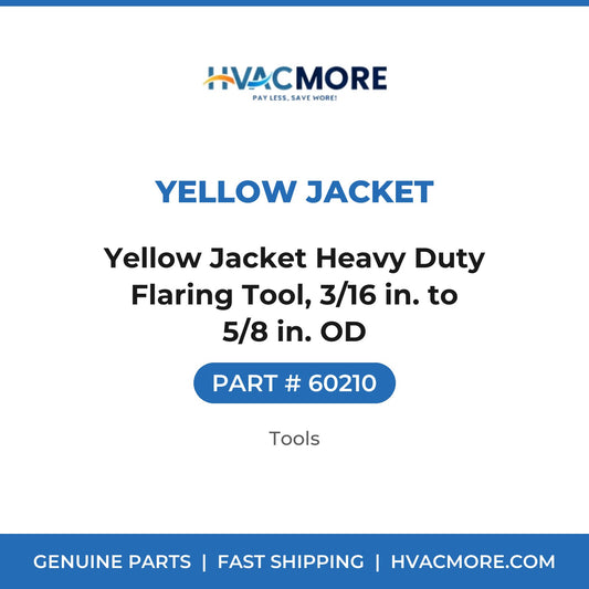 Yellow Jacket Heavy Duty Flaring Tool, 3/16 in. to 5/8 in. OD - 60210