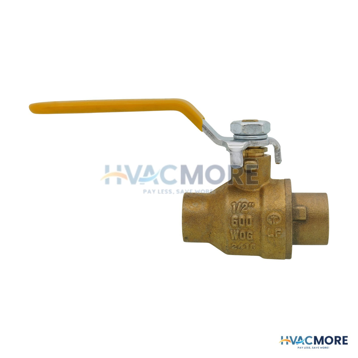 Everflow 1/2 in. Sweat Full Port Brass Ball Valve, Lead Free - 605C012-NL
