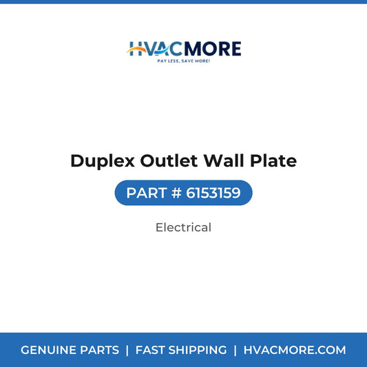 Duplex Outlet Wall Plate - 6153159
