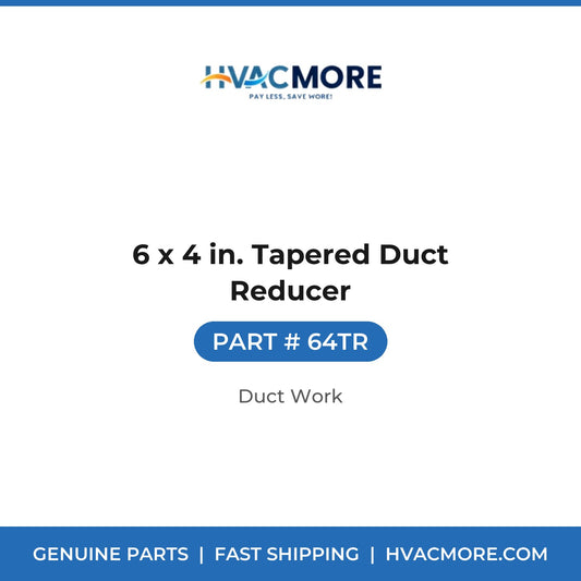 6 x 4 in. Tapered Duct Reducer - 64TR