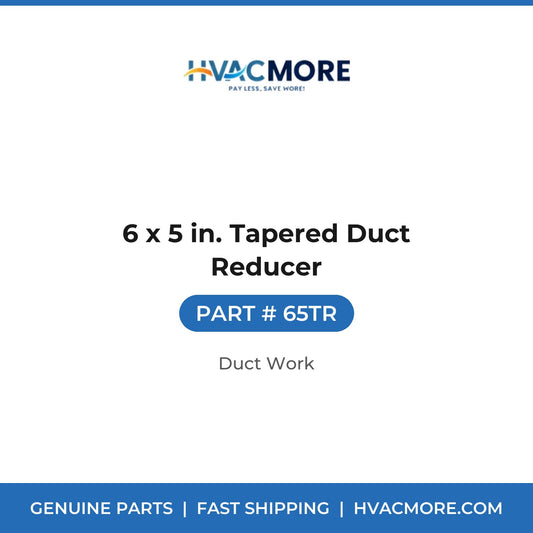6 x 5 in. Tapered Duct Reducer - 65TR