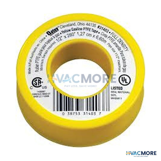 Oatey 31403 PTFE Thread Seal Tape, 1/2" x 260" - 6833370