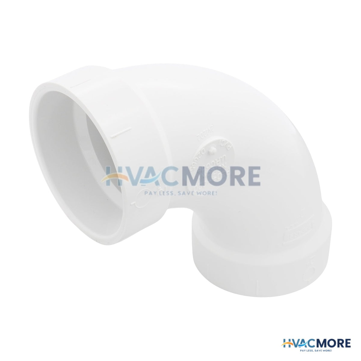 2 in. PVC Long Sweep 90 Degree Elbow, Hub x Hub - 6885123
