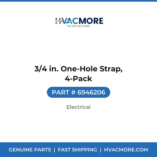 3/4 in. One-Hole Strap, 4-Pack - 6946206