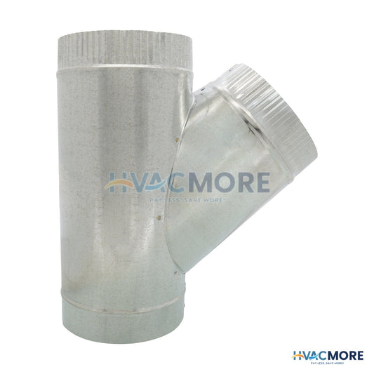 6 in. x 6 in. x 6 in. Galvanized Duct Wye - 6WYE