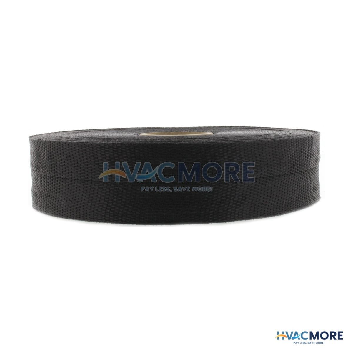 DiversiTech 1-3/4 in. x 100 yd. Black Woven Duct Strap - 710-100
