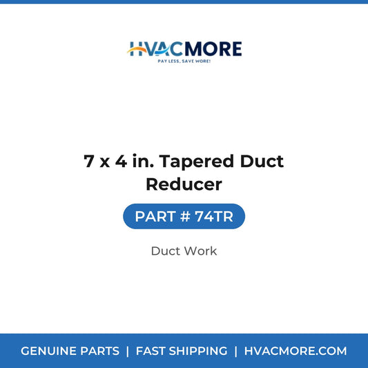 7 x 4 in. Tapered Duct Reducer - 74TR
