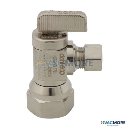1/2 in. FIP x 3/8 in. OD Compression Angle Stop Valve, Lead Free - 81112PR-NL