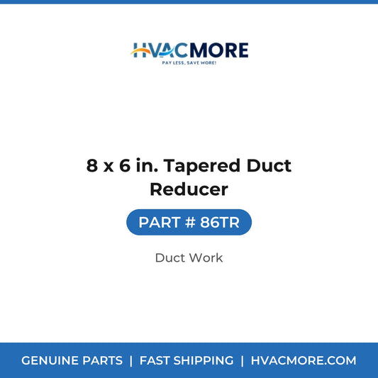 8 x 6 in. Tapered Duct Reducer - 86TR
