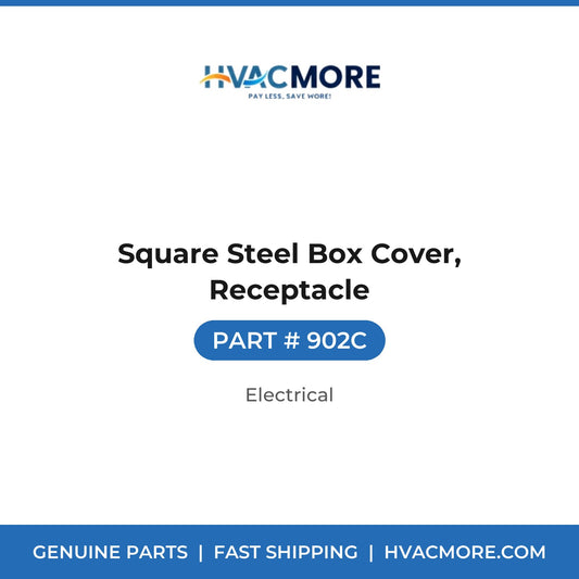 Square Steel Box Cover, Receptacle - 902C