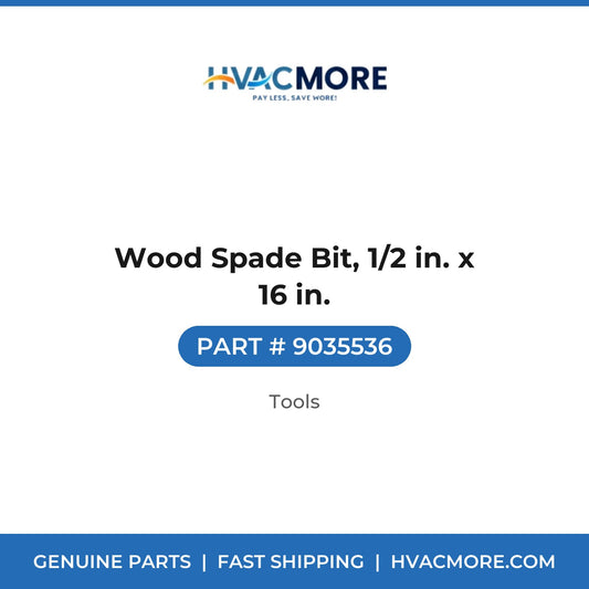 Wood Spade Bit, 1/2 in. x 16 in. - 9035536