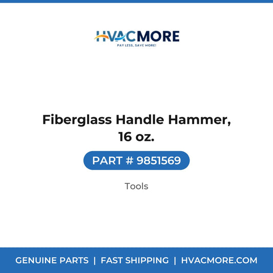 Fiberglass Handle Hammer, 16 oz. - 9851569