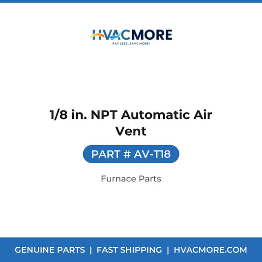 1/8 in. NPT Automatic Air Vent - AV-T18