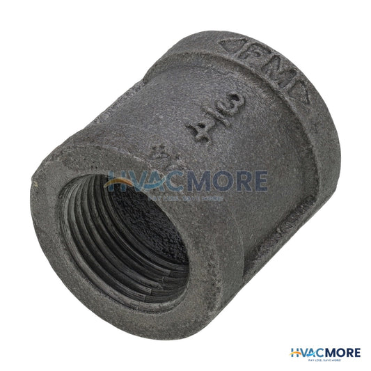 Everflow 3/4 in. Black Malleable Iron Banded Coupling - BMCPL034