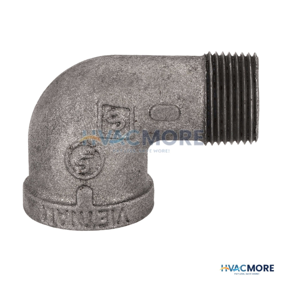 Everflow 3/4 in. Black Malleable Iron 90 Degree Street Elbow - BMSN0034