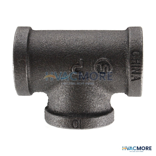 Everflow 3/4 in. Black Malleable Iron Tee - BMTE0034