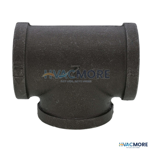 Everflow 2 in. Black Malleable Iron Tee - BMTE0200