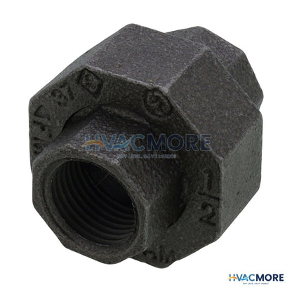 Everflow 1/2 in. Black Malleable Iron Union - BMUN0012