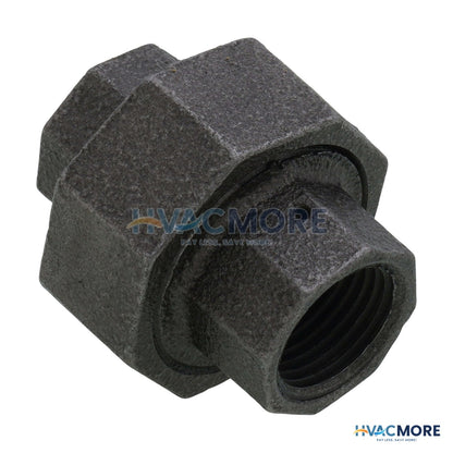 Everflow 1/2 in. Black Malleable Iron Union - BMUN0012